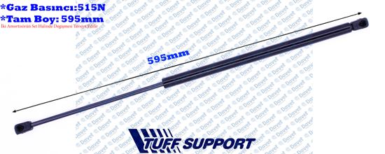TUFF 611251 Bagaj Amortisoru Megane Scenic 98>
